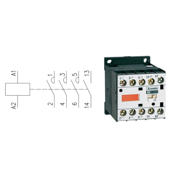 Stycznik mini 12A AC3 24VAC 3P 1Z